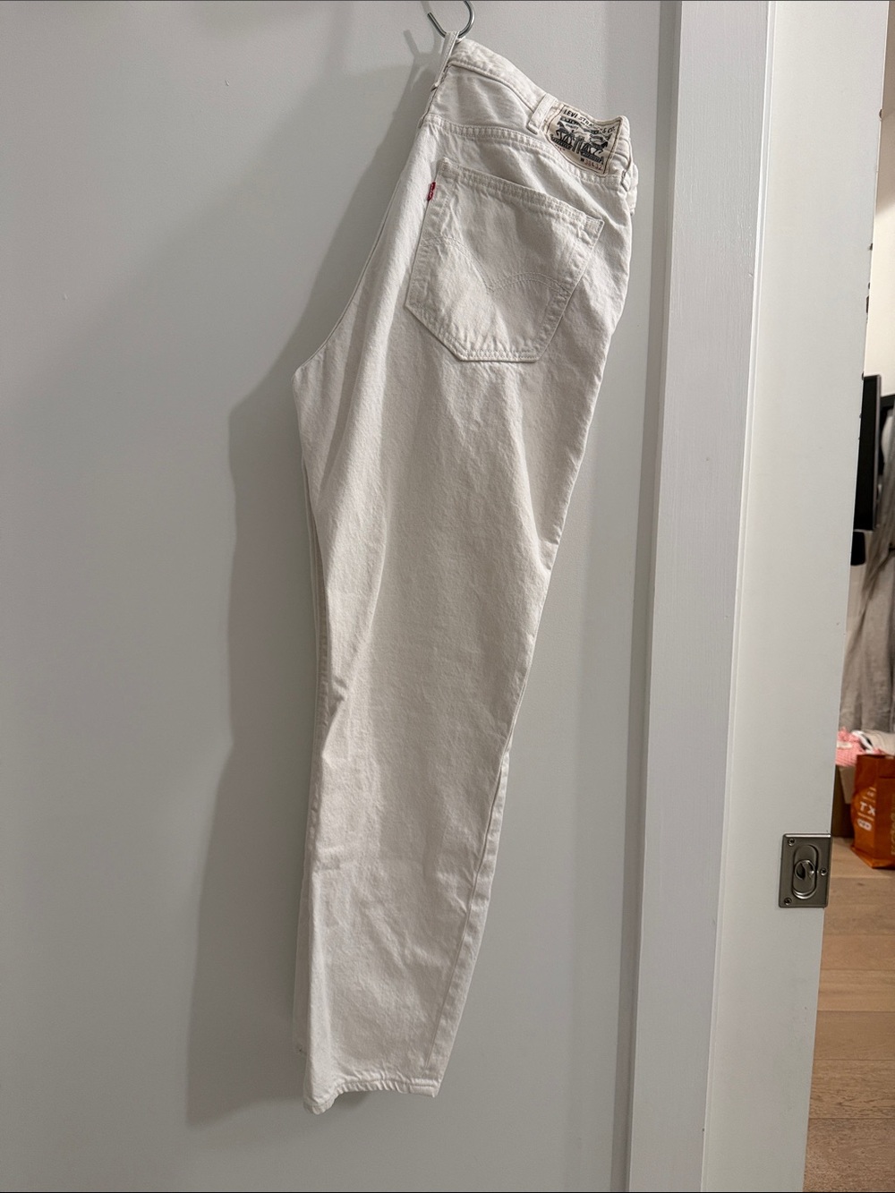 Levi's x Outerknown Straight Leg White Jeans